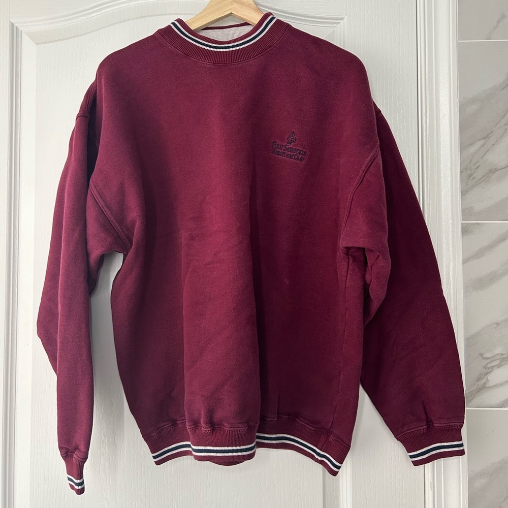Vintage Four Seasons Resort & Club Maroon Club Sweatshirt